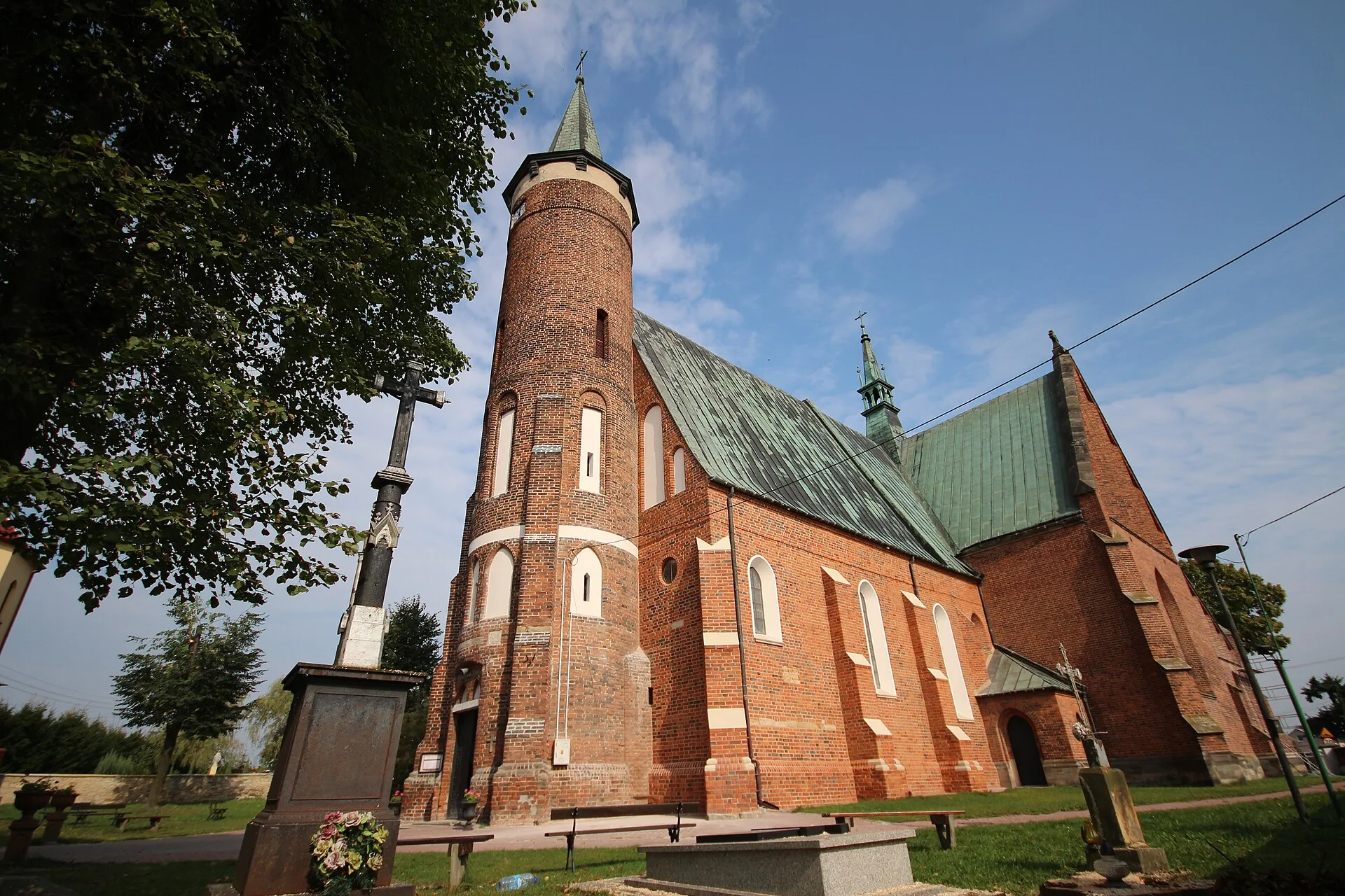 Drzewica - Drzewica, kościół par. p.w. św. Łukasza Ewangelisty, 1460, 1914