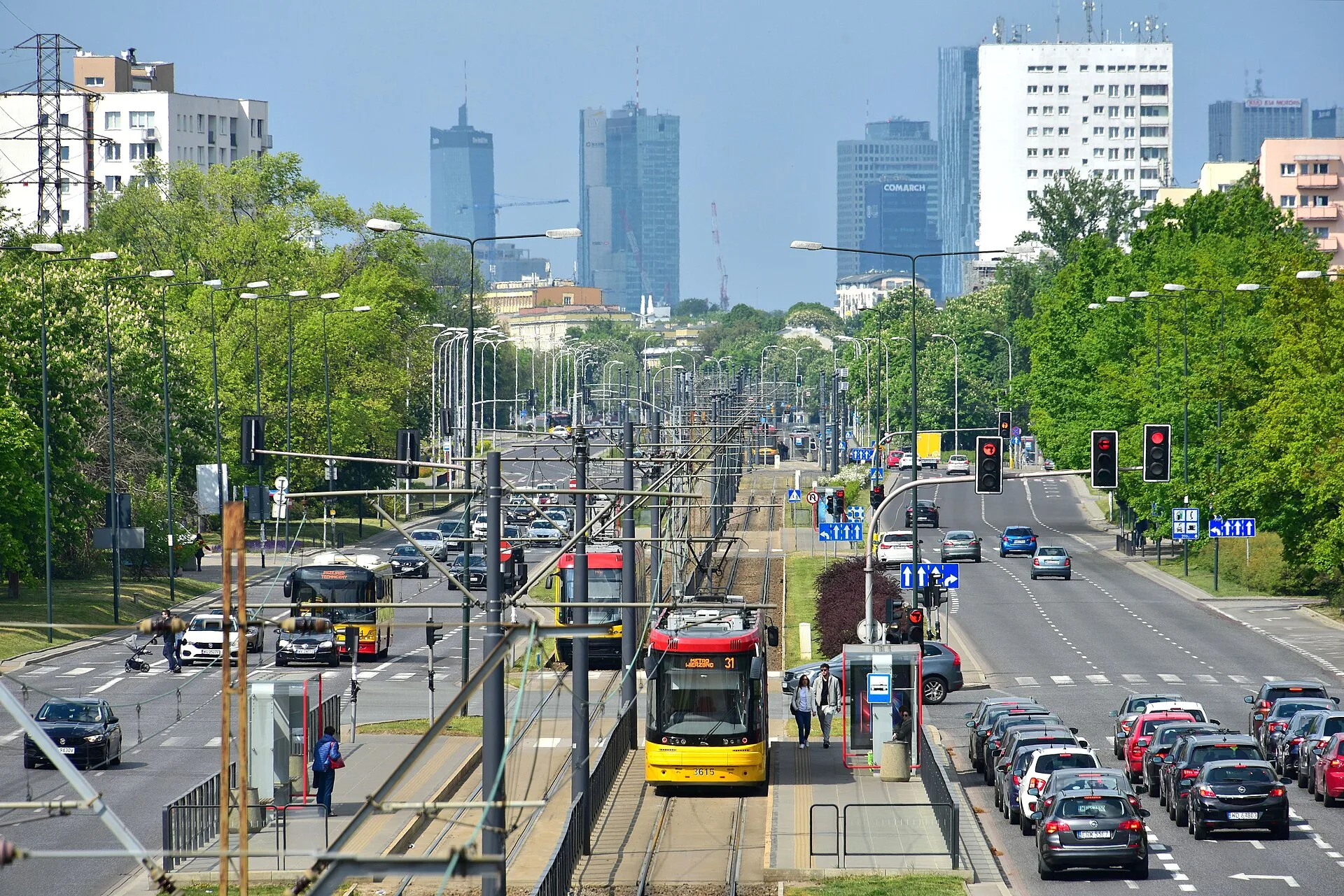 Mokotów - widok miasta